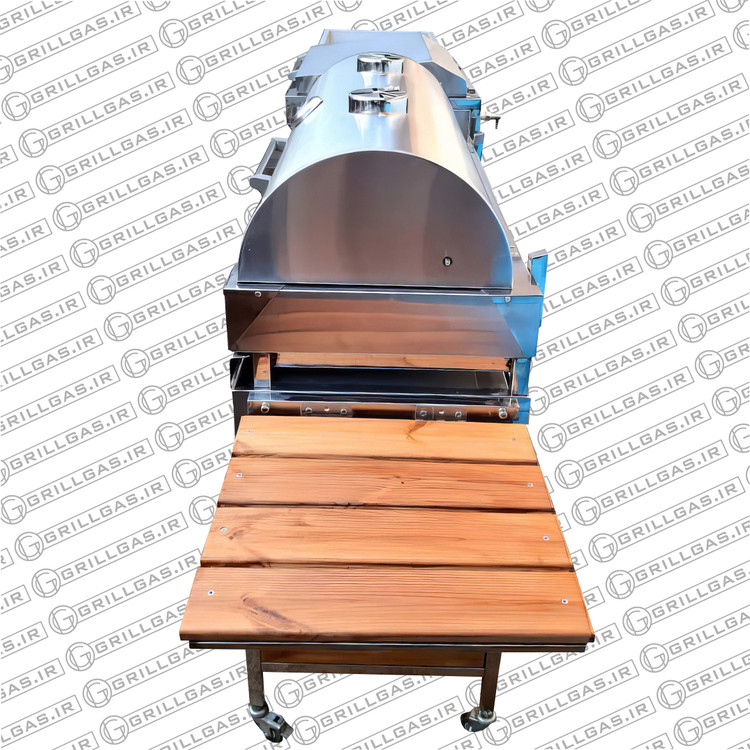 باربیکیو گازی زغالی 250 سانتی متر استیل مدل G250-steel